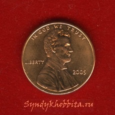 1 цент 2009 года США
